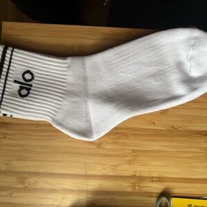 ALO Yoga White Men's Socks